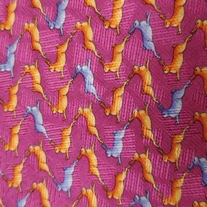 Talbots Whimsical Rabbits Mens Tie